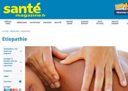 Santé Magazine - Soizic FERLAY - Etiopathe - Chambery - Aix les bains - Challes - Montmélian - Pontcharra